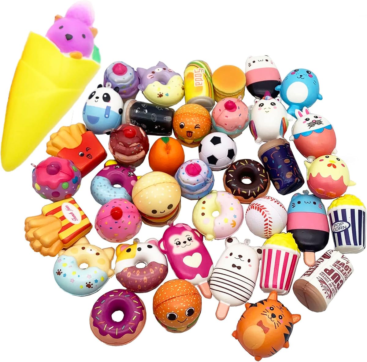 Kawaii Squishy Set 30-Pack