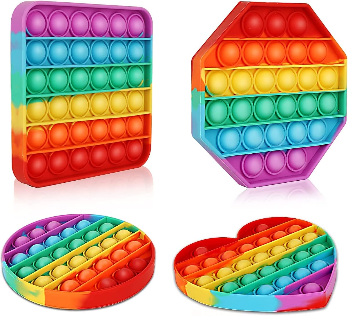 Rainbow Pop It 4-Pack