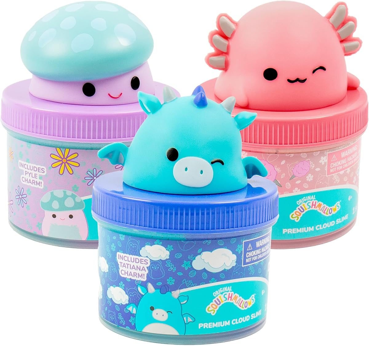 Squishmallows Cloud Slime 3-Pack
