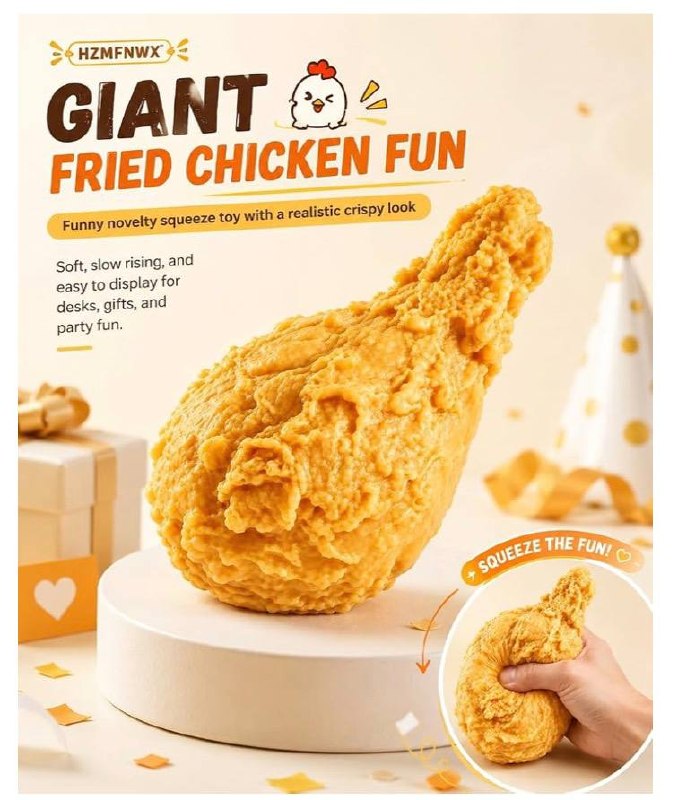 Fried Chicken Leg Squishy